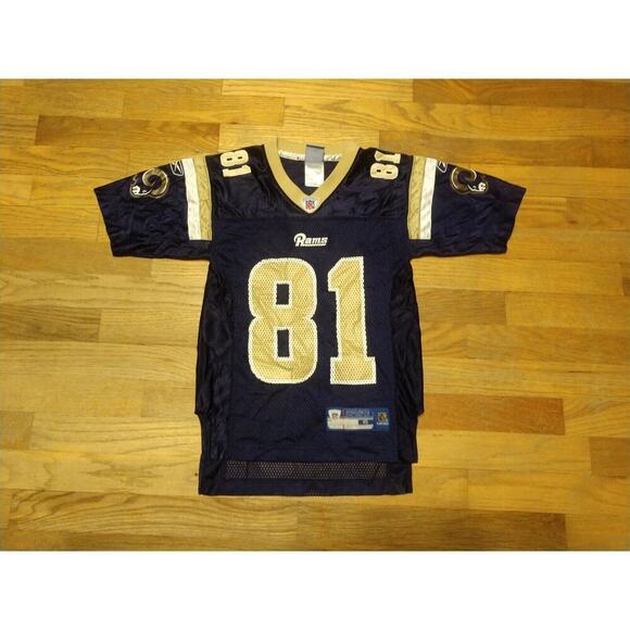 Reebok NFL St. Louis Los Angeles Rams Tory Holt 81 Jersey Youth Size Small - Picture 9 of 9